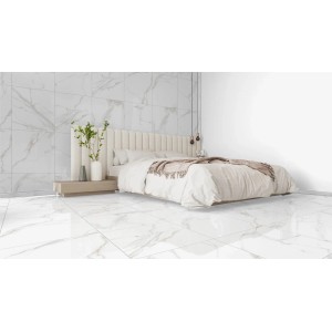 Gres szkliwiony polerowany Calacatta supremo 60 x 60 cm