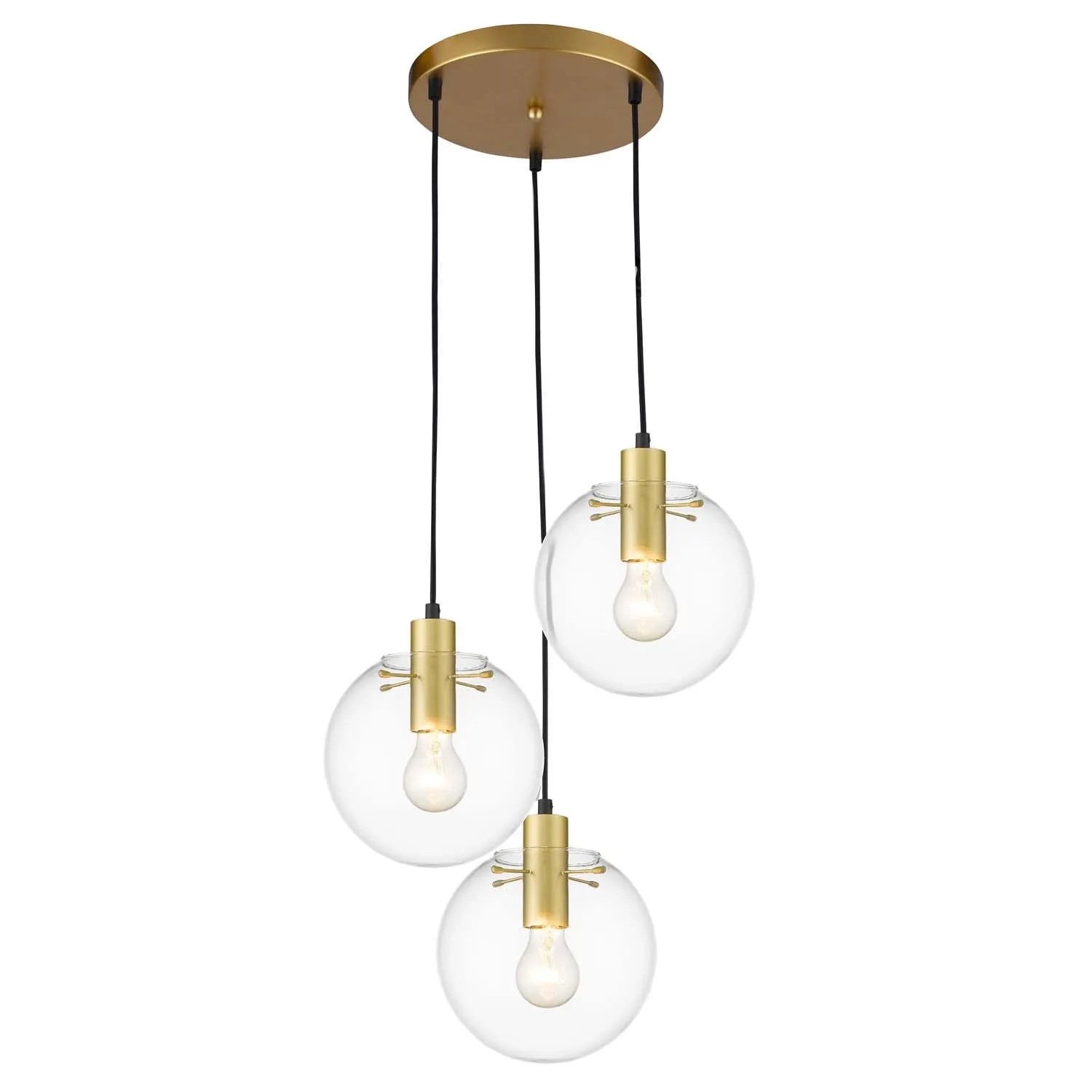 Light Prestige Lampa wisząca PUERTO 3xE27 max. 15W LED czarna