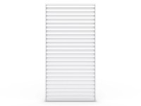 Panel żaluzjowy LUXE biały - 0,9 x 2,18 m