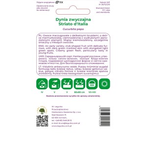 Legutko Dynia zwyczajna Striato d'Italia 2g