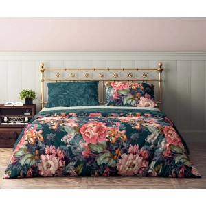 Pościel bawełniana FLOVERY 160 x 200 cm piwonie