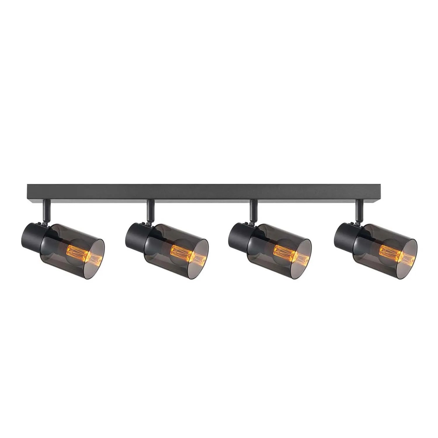 Goldlux Lampa ścienno-sufitowa REBECCA 4xE14 max. 8W LED smoky