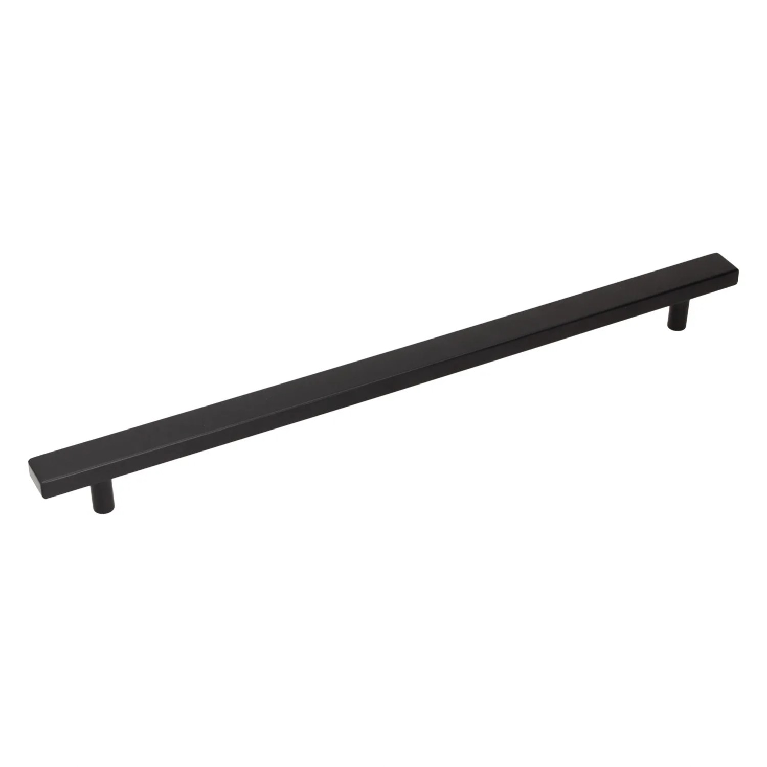Gamet Uchwyt rel stalowy RE31 czarny mat 2x40x3,2 cm