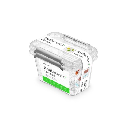 Zestaw pojemników antybakteryjnych na żywność - 2 x 0,65L