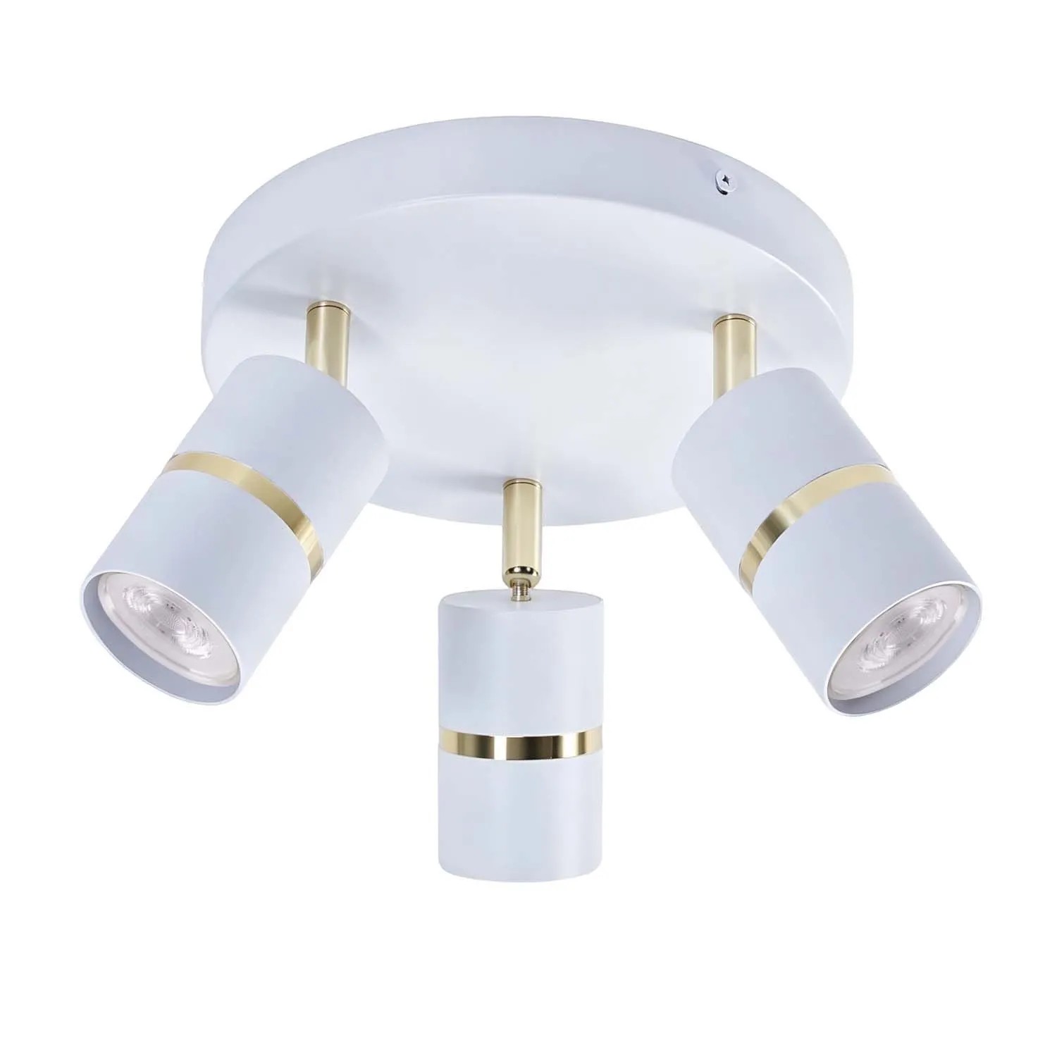 Goldlux Lampa sufitowa BAMBOO 3xGU10 max. 10W biało-złota