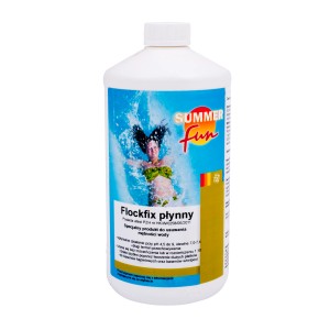 Flockfix płynny do zwalczania alg w basenach.