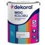 Farba do wnętrz Dekoral, odcień Ulotna szarość (ulotny szary), puszka 5L.