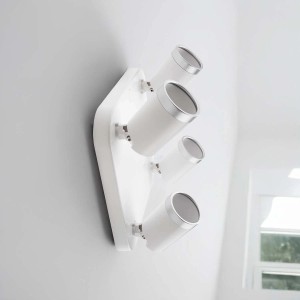 Volteno Listwa Spot BEST 4xGU10 max. 9W LED biało-srebrna