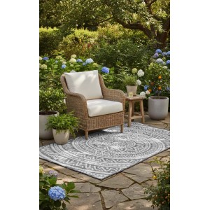 Splendid Dywan zewnętrzny IKER 50 x 80 cm ciemnoszary