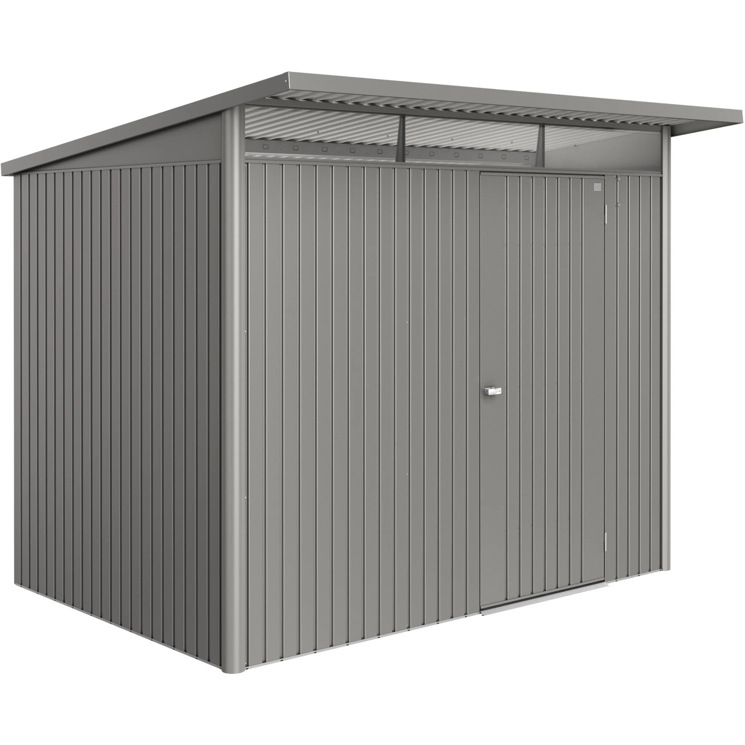 Biohort Domek metalowy AvantGarde ECO A5, drzwi standard, szary kwarc. metalik