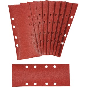 Paski ścierne LUX Classic K80, 93x230mm, perforowane, do szlifierek oscylacyjnych, 10 szt.