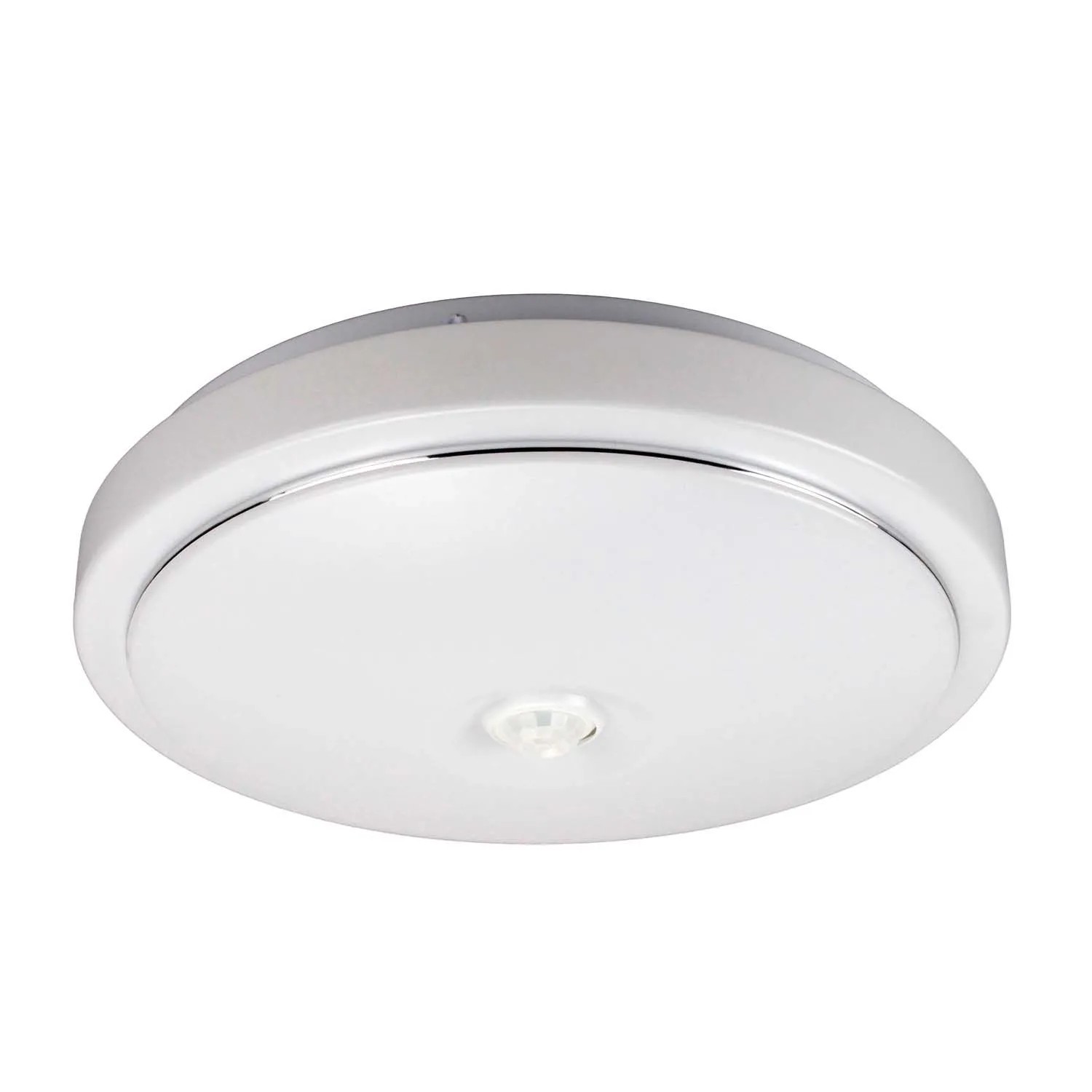 Goldlux Plafon BOGDAN czuj. PIR i zmierzchu 2xE27 20W LED IP44 śr. 33 cm