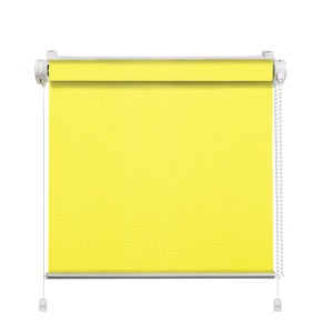 Mini roleta DESIGN CLICK żółta 72,5 x 215 cm