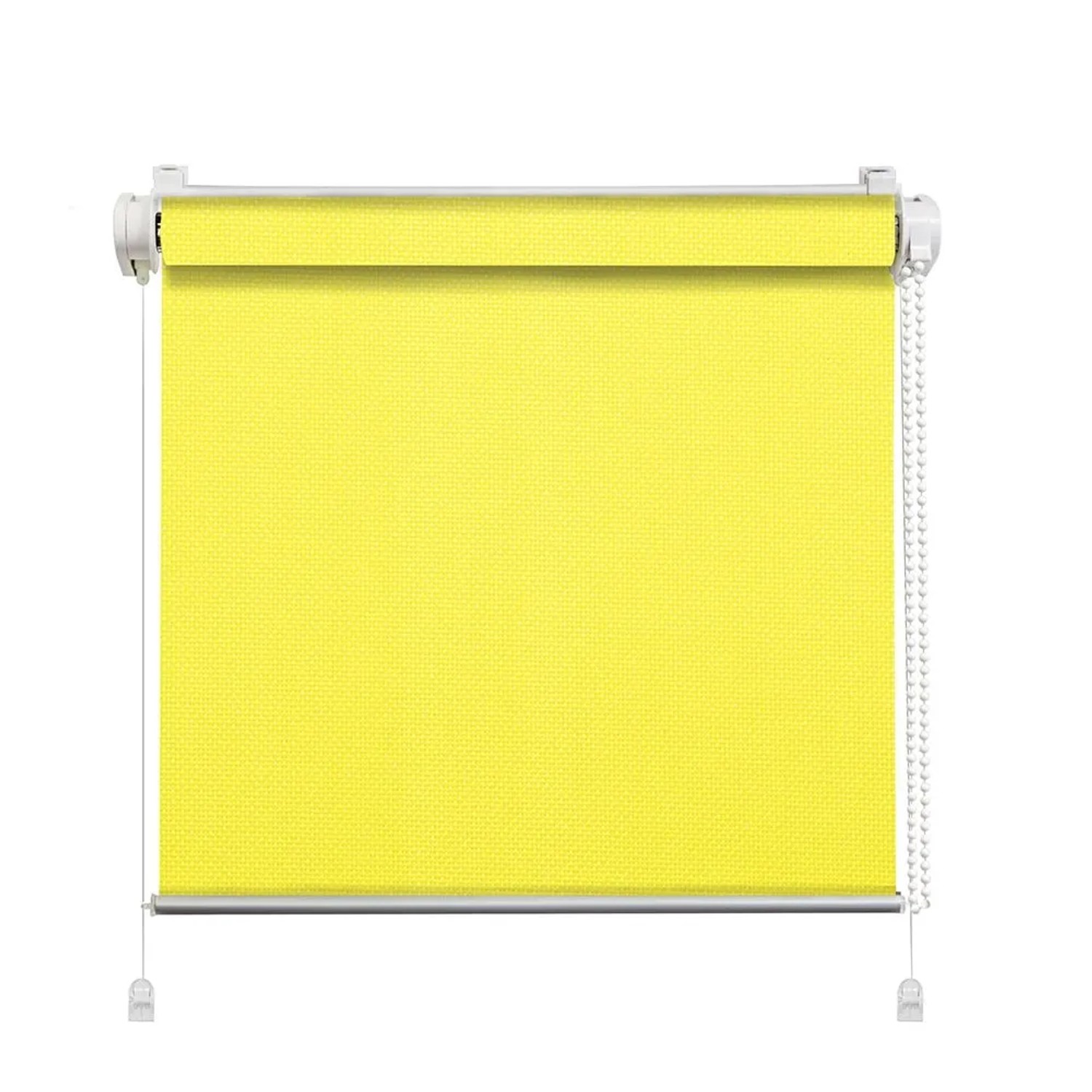 Mini roleta DESIGN CLICK żółta 80,5 x 140 cm