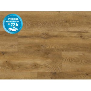 Panel podłogowy o wyglądzie drewna, wodoodporny do 72 godzin.
