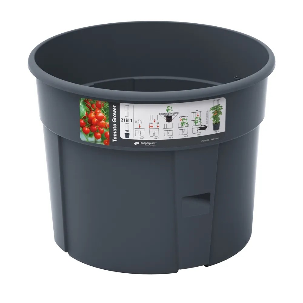 Doniczka Tomato Grower 12l antracyt 29,5x23,6cm kupuj w OBI