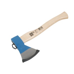 LUX Beil Classic, 40 cm, 1 kg. Siekiera rozłupująca z niebieską głowicą i jesionowym trzonkiem.