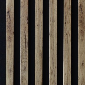 Panel ścienny t.b.t. o wyglądzie drewna do stylowej aranżacji ścian.