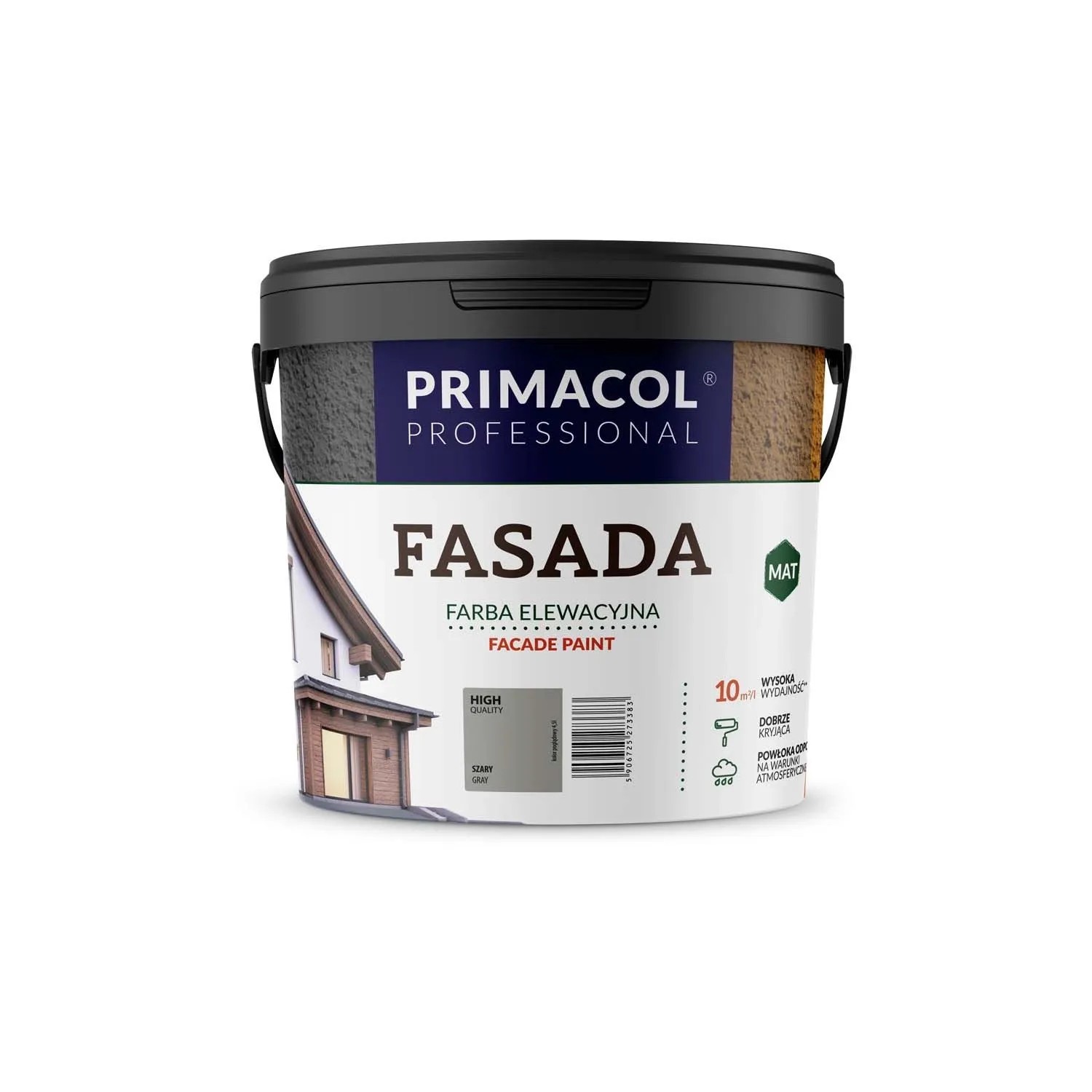 Farba Primacol Fasada szary 4,5 l
