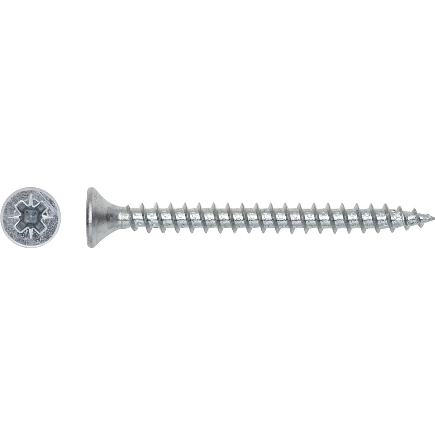 LUX-TOOLS Wkręt uniwersalny z łbem stożkowym płaskim TX 5 mm x 40 mm ocynk 12 sz