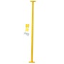 4IQ Drążek metalowy żółty dł. 125 cm, fi 32 mm_2