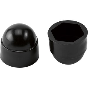 LUX-TOOLS Zaślepka kołpakowa czarna M8 8szt.