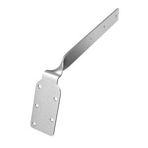 t.b.t. Metalowy wspornik rynny, mocowanie rynny.