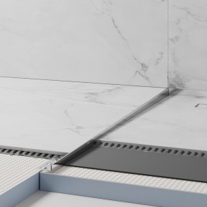 Eviso Listwa spadkowa srebrna lewa 120 cm