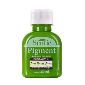 Zielony pigment do farb w butelce do farb ściennych, t.b.t.