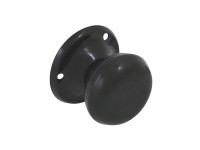 Gałka drzwiowa stała czarna