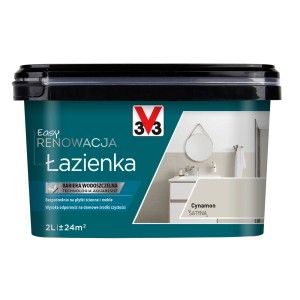 Wiadro farby do łazienki t.b.t., kolor Cynamon, do renowacji łazienki i powłoki wodoodpornej.