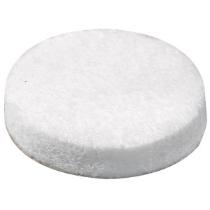 Hettich podkładka filcowa samoprzylepna, Ø 25 mm, biała, do mebli i ochrony powierzchni.