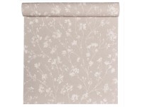 Tapeta winylowa na flizelinie LIŚCIE beżowa