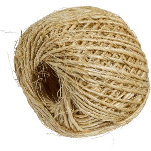 Kłębek sznurka sizalowego, Ø 2 mm, długość 40 m, naturalny produkt do domu i ogrodu.