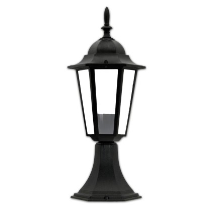 Polux Lampa ogrodowa LIGURIA 1xE27 60W wys. 42cm aluminium czarna