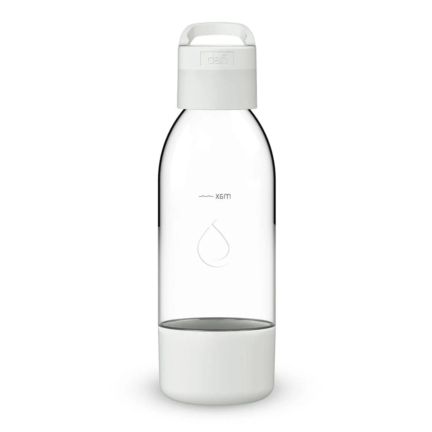 Dafi Butelka do saturatora PushAir piaskowa z uchwytem - 0,5 l