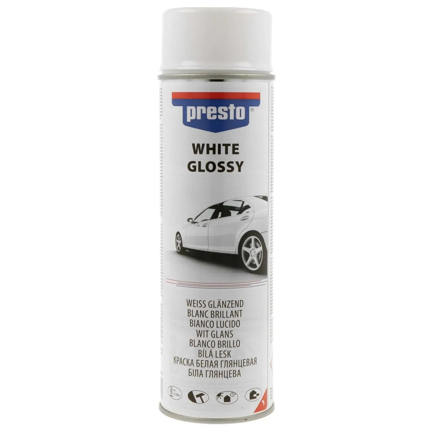 Dupli-Color Lakier samochodowy akrylowy biały połysk 500 ml