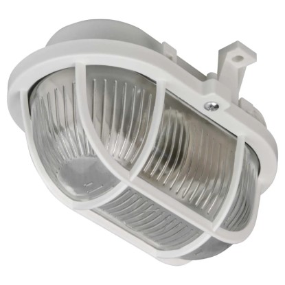 DPM Oprawa kanałowa 1xE27 40W IP44 plastikowa biała