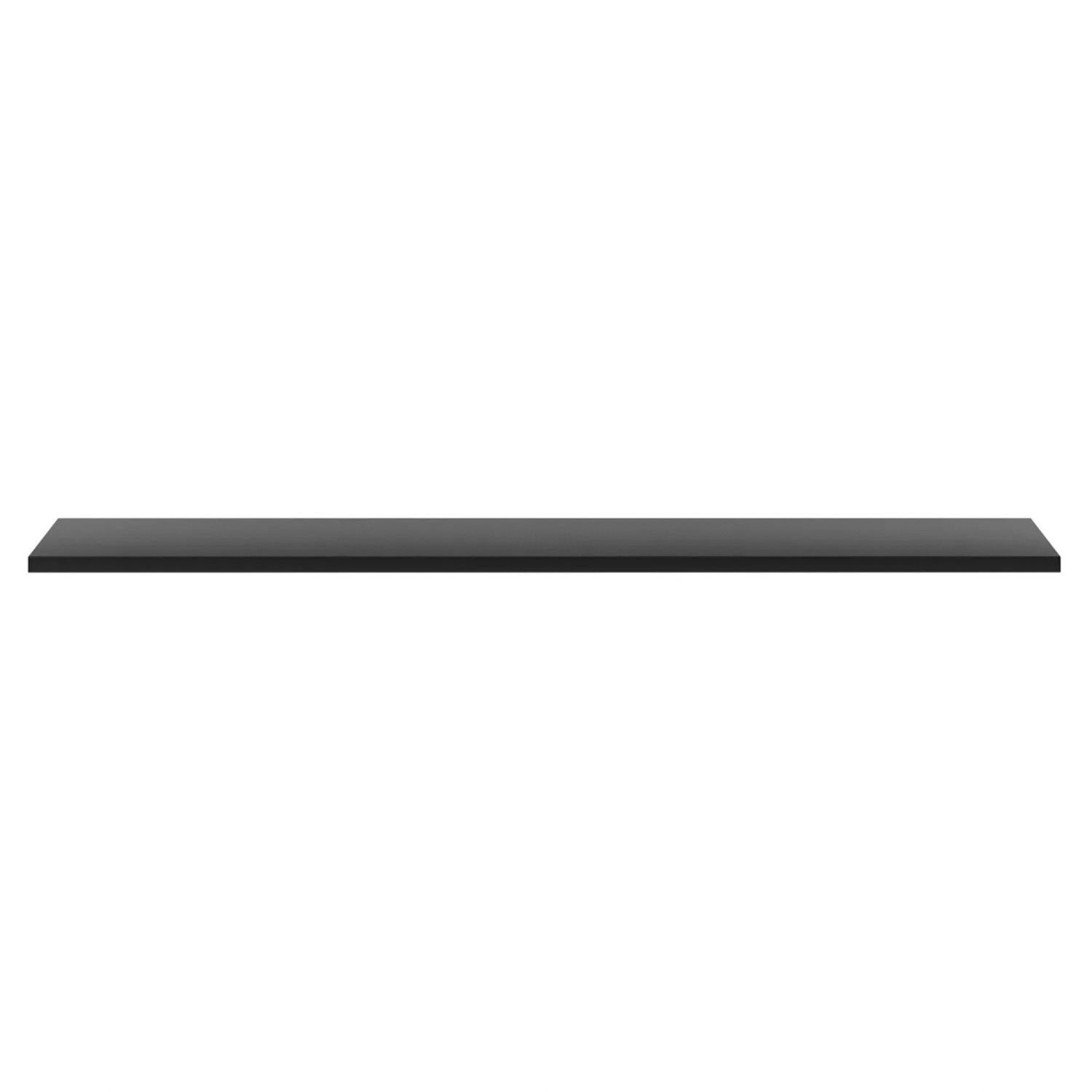 Blat Łazienkowy 140cm Czarny Mat 141x2x47