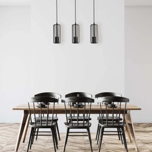 Light Prestige Lampa wisząca SINTRA 3xGU10 max. 8W LED czarna