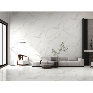 Gres szkliwiony polerowany Calacatta supremo 60 x 120 cm