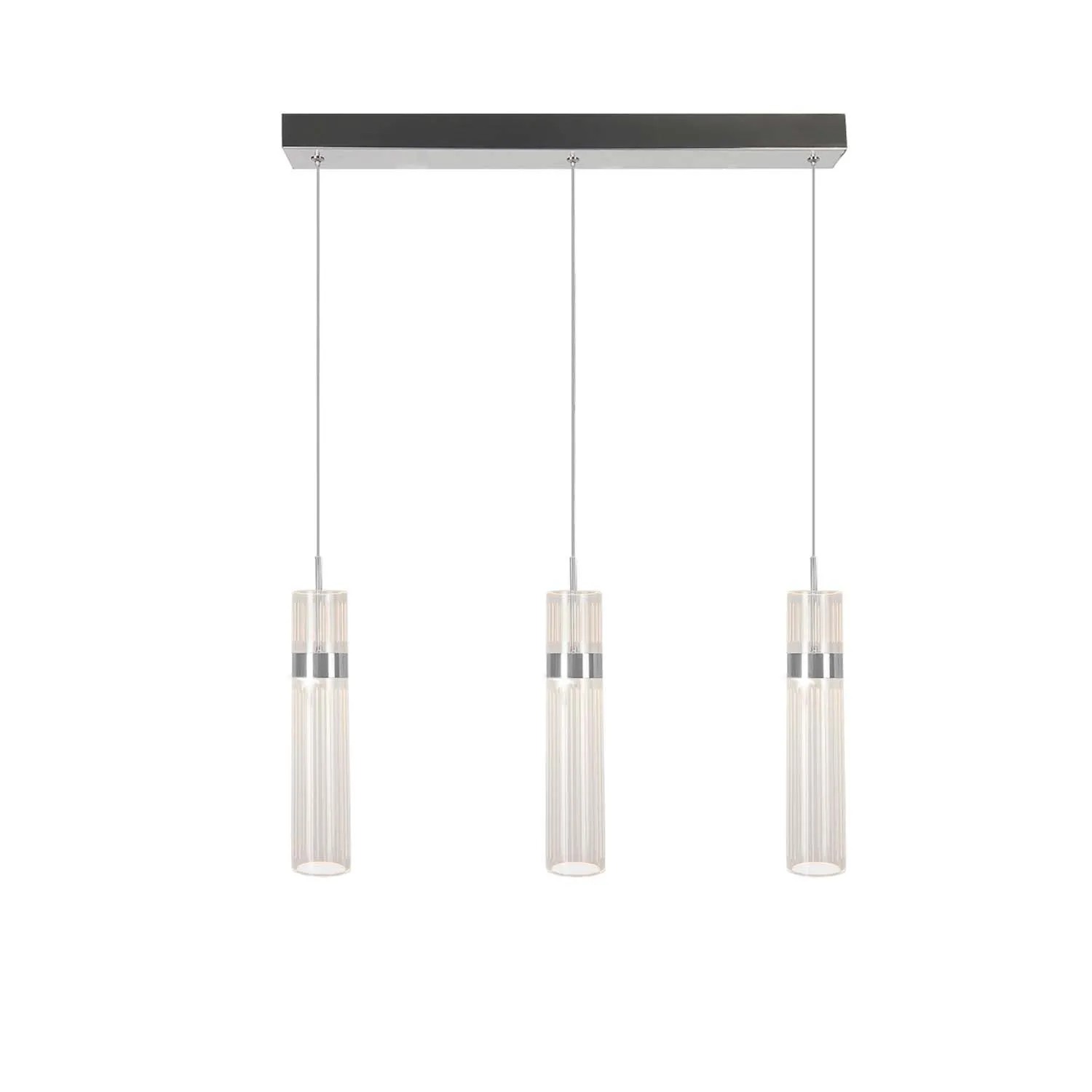 Light Prestige Lampa wisząca LED AMBIENTE 3x6W CCT max. 1801lm 60 cm chrom