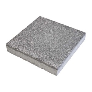 Płyta tarasowa t.b.t., srebrna, kwadratowa.