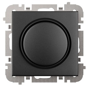 Czarny ściemniacz t.b.t. do regulacji światła.