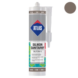 Karta Atlas Silikon Sanitarny, odcień 036, do łazienki i sanitariatów.