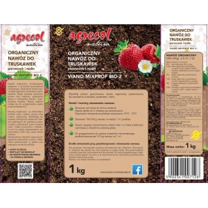 Agrecol Nawóz organiczny do truskawek, porzeczek i malin 1,5 kg.