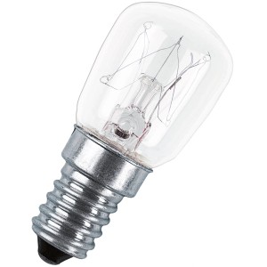 Żarówka Osram E14, 25W, przezroczysta, do lamp specjalnych. Ściemnialna żarówka z ciepłym białym światłem.
