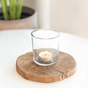 Świecznik szklany t-light cylinder - 8,8x8 cm