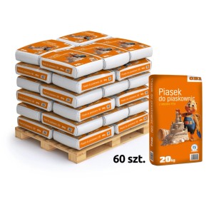Sobex Piasek do piaskownicy - 60 x 20  kg