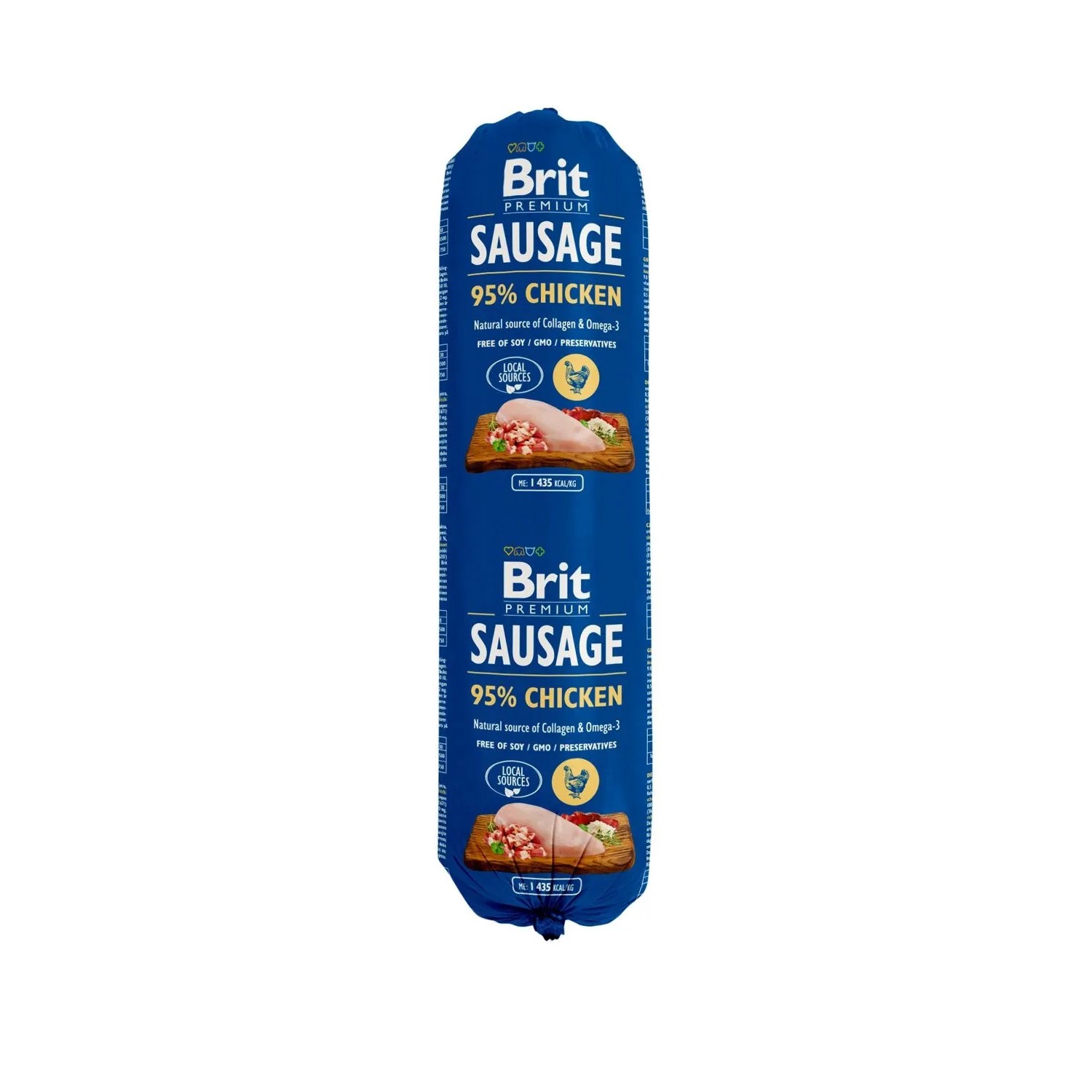 Brit Premium by Nature Sausage Mokra karma dla psów, kurczak i dziczyzna 800 g
